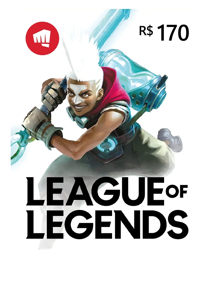League of Legends Gift Card 170 Reais