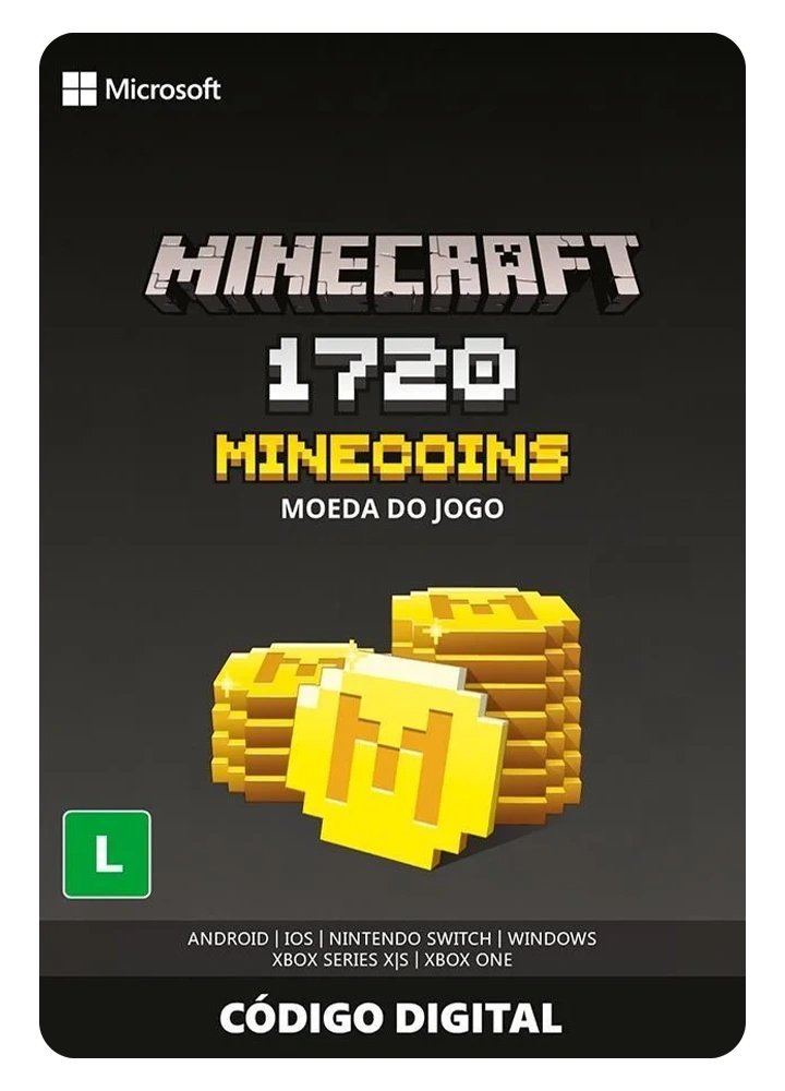 Minecraft 1720 Minecoins Pack