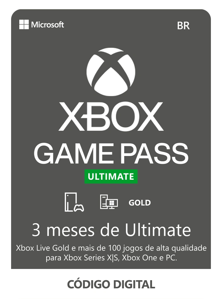 xbox game pass ultimate - 3 meses