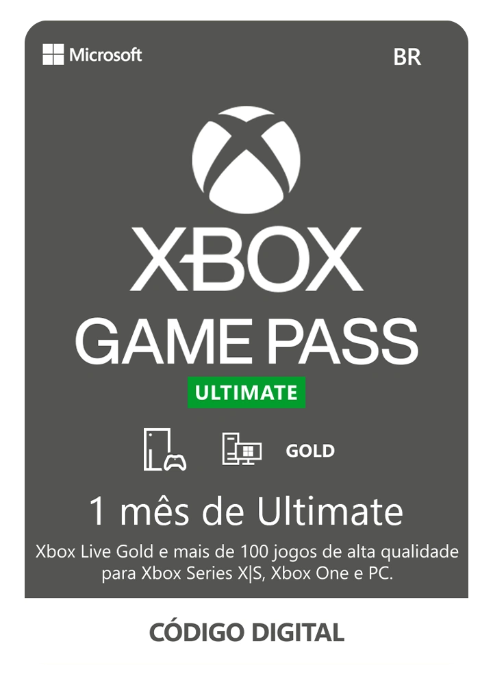 Xbox Game Pass Ultimate - 1 Mês