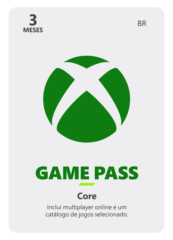 Game Pass Core Gift Card - 3 meses