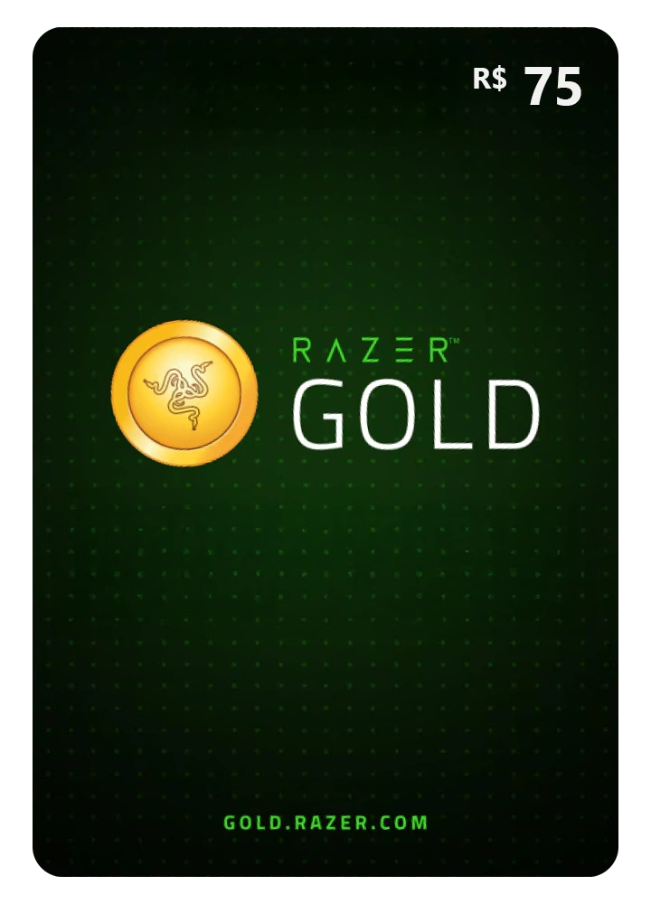 Razer Gold Gift Card - R$75