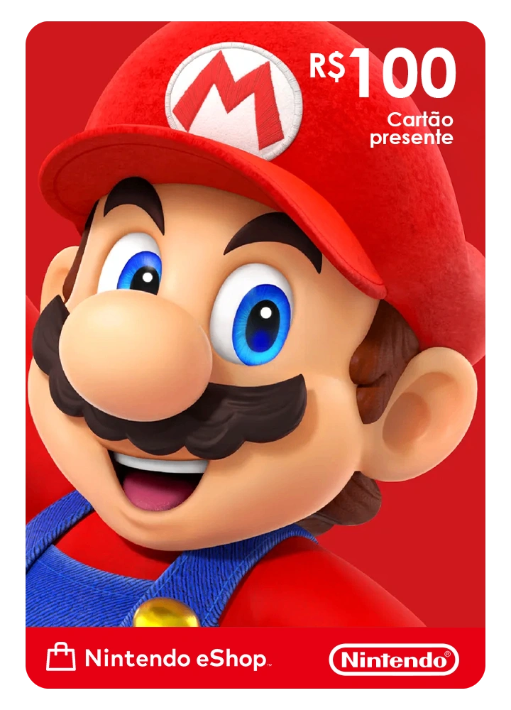Gift Card Nintendo eShop R$100