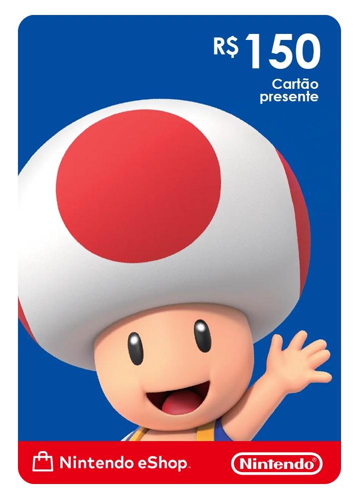 Gift Card Nintendo eShop R$150