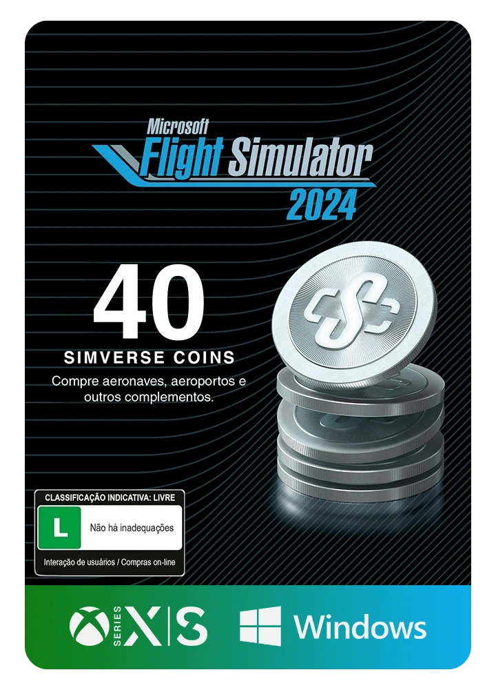 Microsoft Flight Simulator - 40 Simverse Coins | Xbox