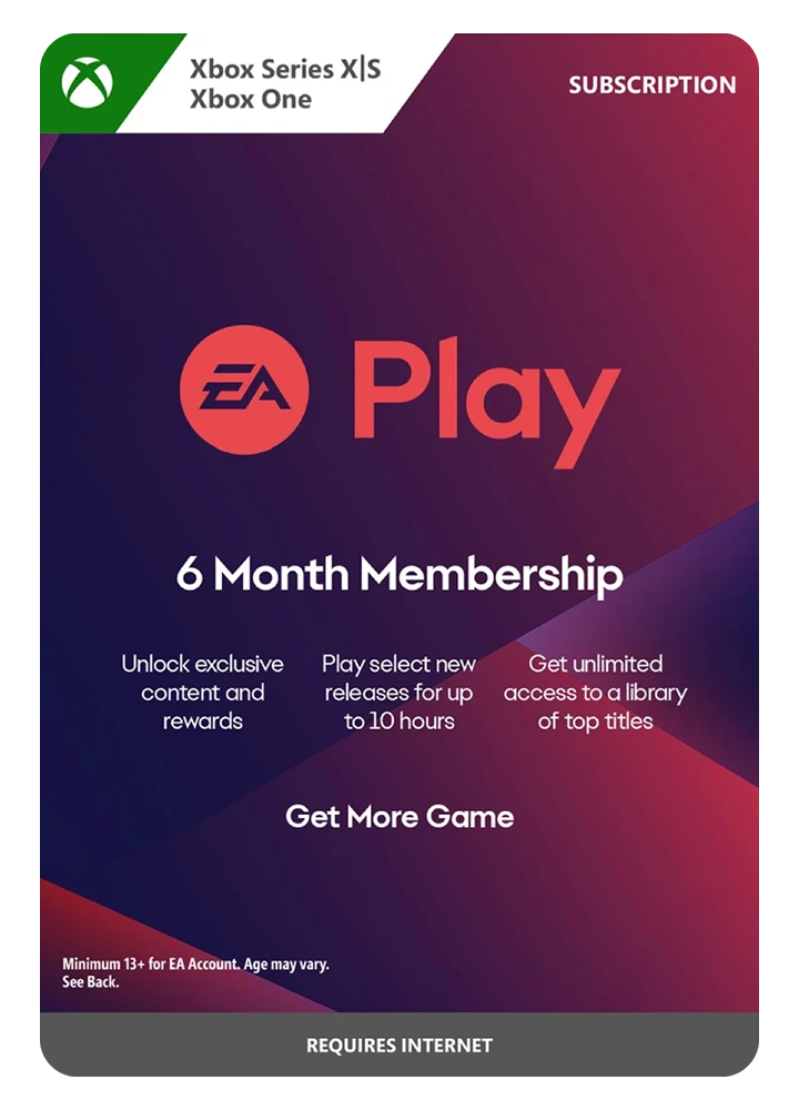 EA Play - Assinatura 6 Meses - Xbox