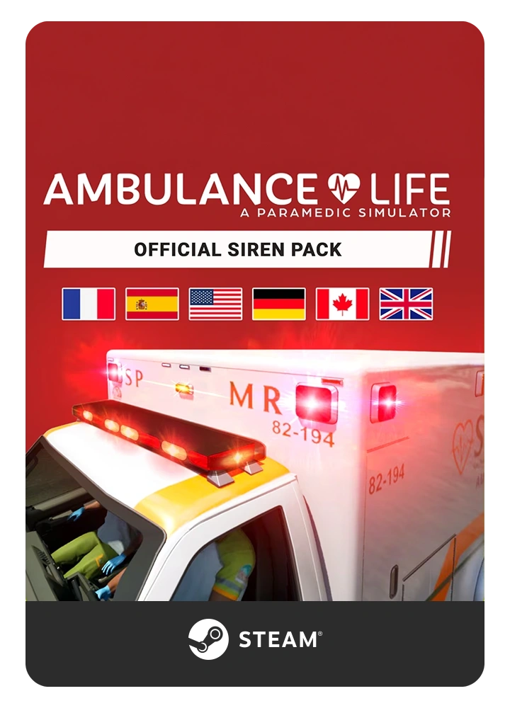 Ambulance Life – Official Siren Pack (DLC Steam) Código Digital