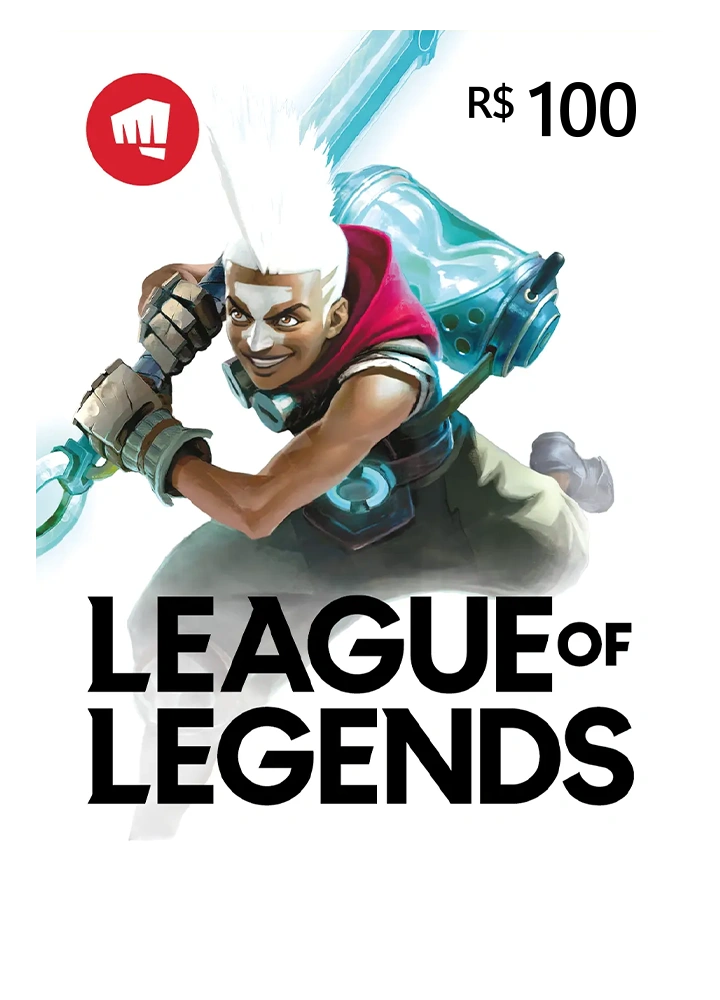 League of Legends Gift Card 100 Reais