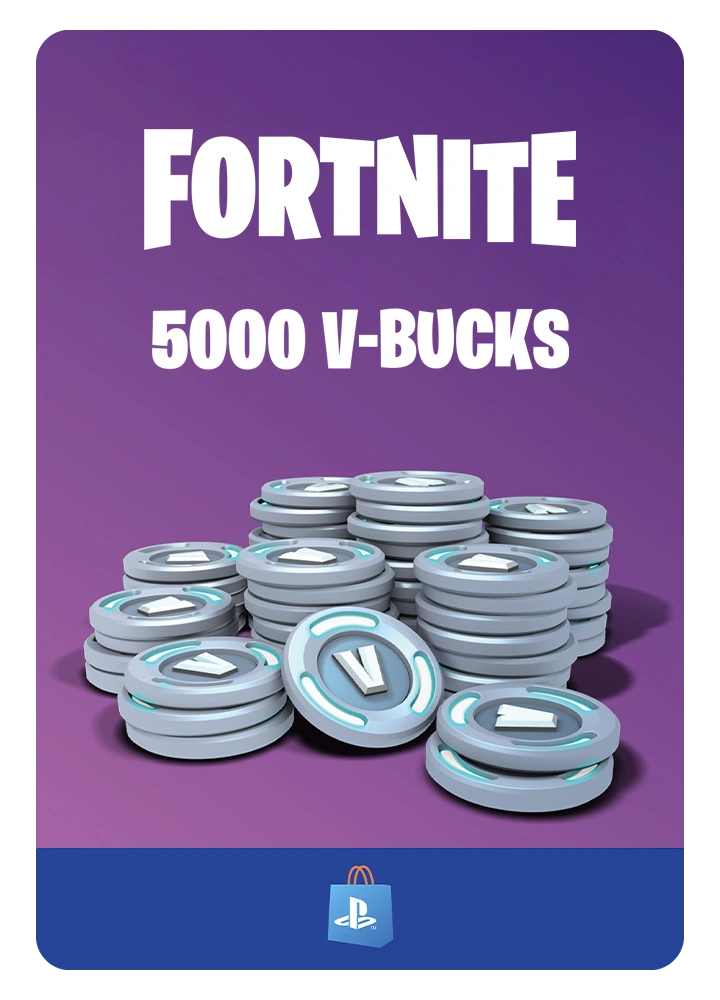 Fortnite - 5000 V-Bucks | PSN Gift Card