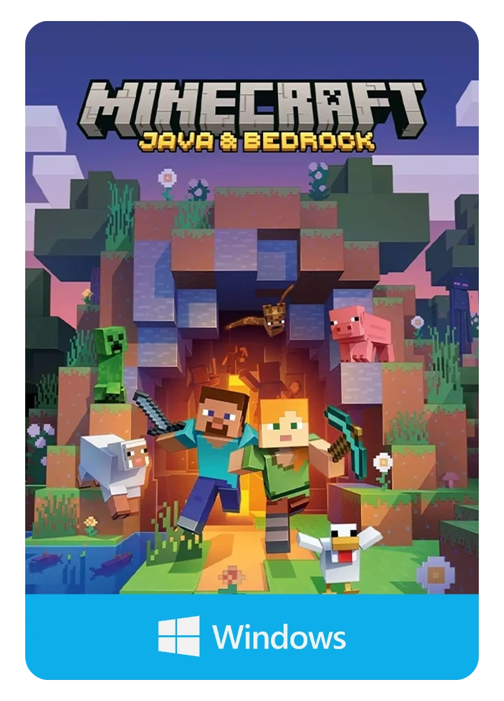 Minecraft Java and Bedrock - Windows