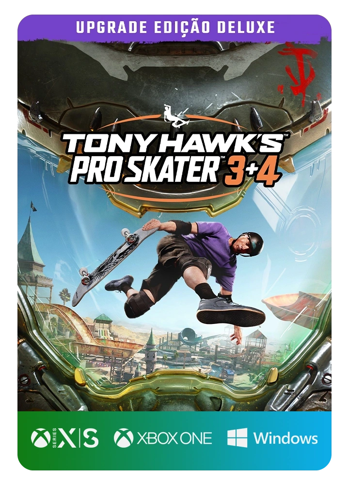 Tony Hawk's Pro Skater 3+4 Upgrade Edição Deluxe - Xbox Series X|S, Xbox One, Windows