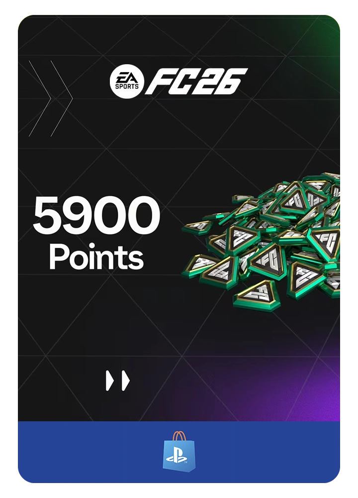 EA FC 26 - 5900 Pontos | PSN Gift Card