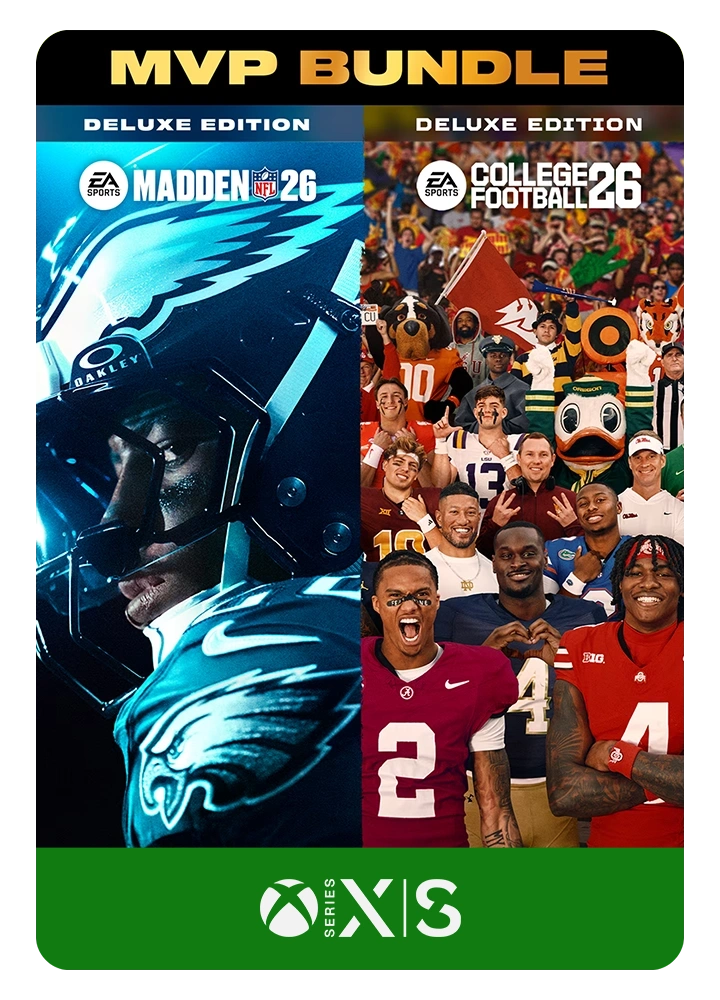 EA Sports MVP Bundle (Madden NFL 26 Deluxe & College Football 25 Deluxe) | Xbox Series X|S