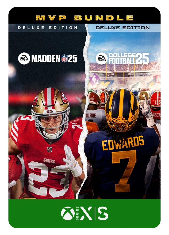 EA Sports MVP Bundle (Madden NFL 25 Deluxe & College Football 25 Deluxe) | Xbox Series X|S