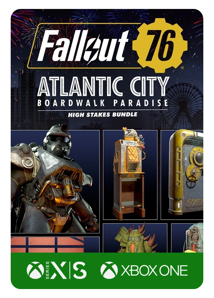 Fallout 76 - Atlantic City: Boardwalk Paradise (High Stakes Bundle) | Xbox Series X|S, Xbox One