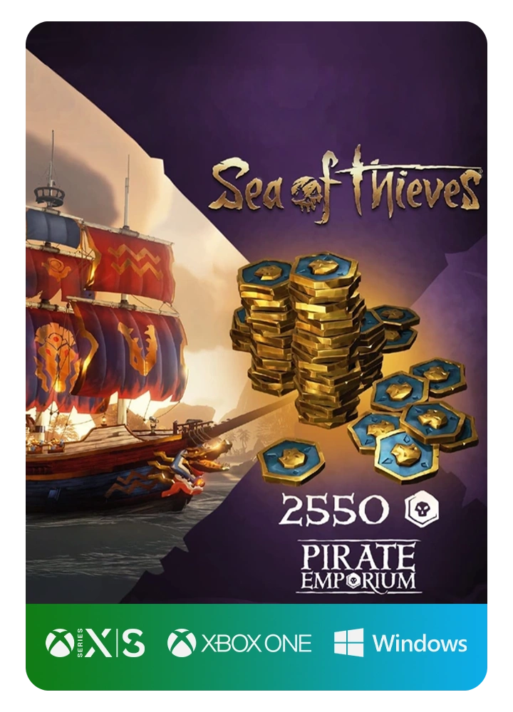 Sea of Thieves: Captain (2250 Coins) | Xbox Series X|S, Xbox One, Windows