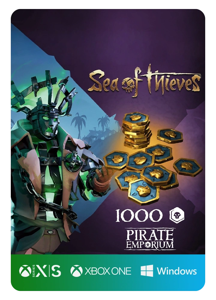 Sea of Thieves: Seafarer (1000 Coins) | Xbox Series X|S, Xbox One, Windows