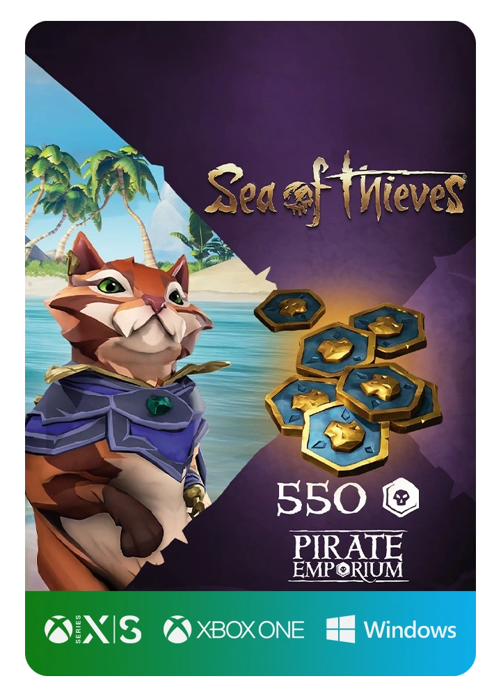 Sea of Thieves: Castaway (550Coins) | Xbox Series X|S, Xbox One, Windows