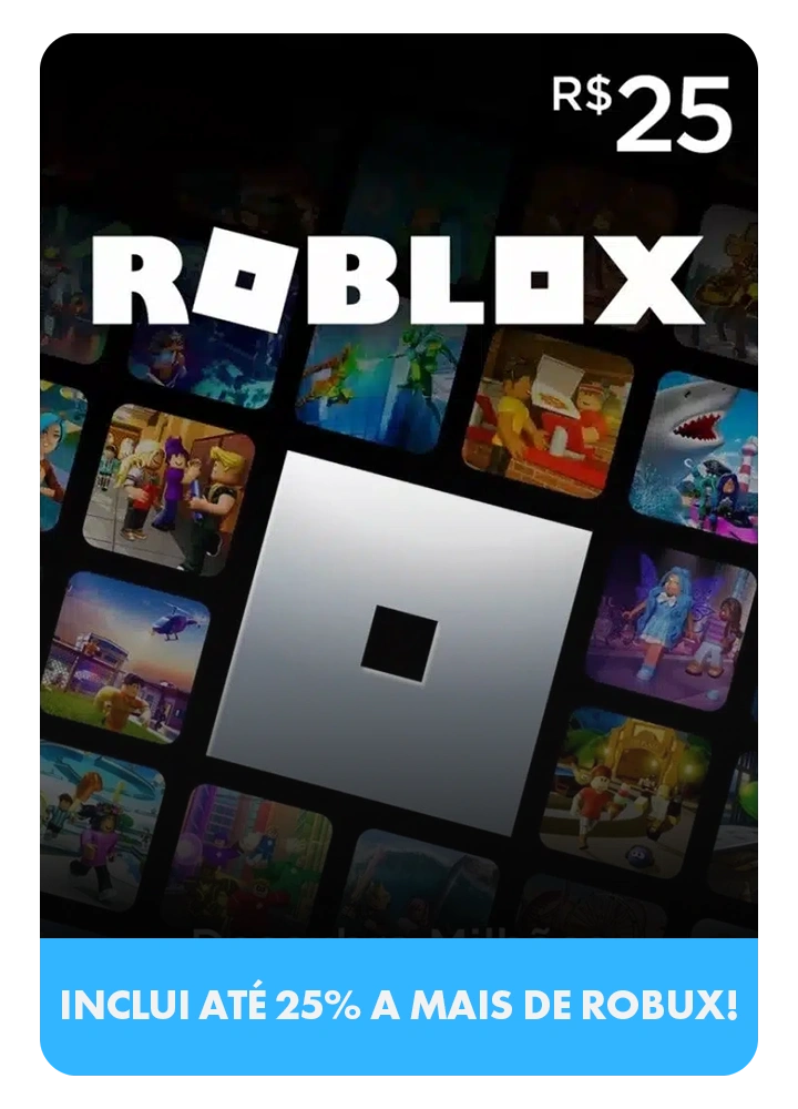 Roblox Gift Card - R$ 25,00