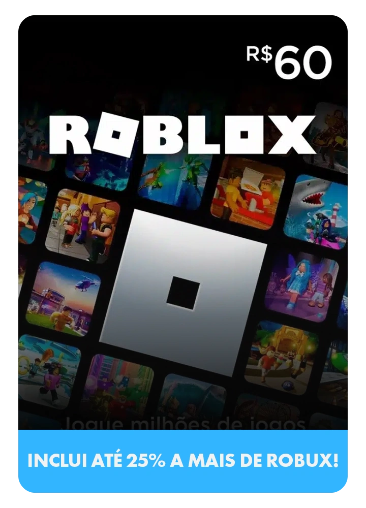 Roblox Gift Card - R$ 60,00