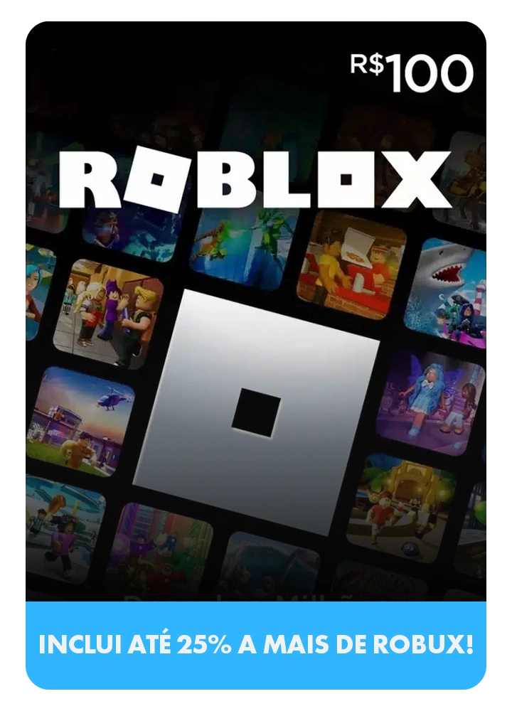 Roblox Gift Card - R$ 100,00