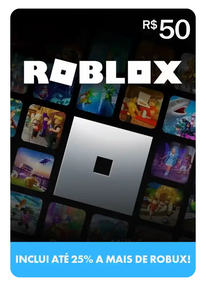 Gift Card Roblox - R$50,00