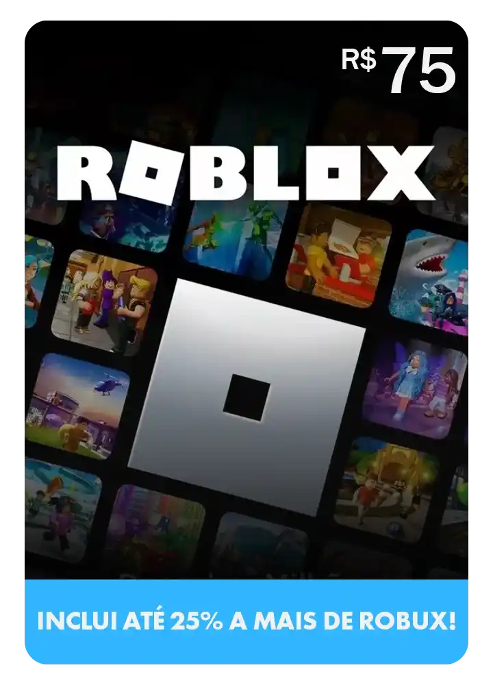 Gift Card Roblox - R$75,00