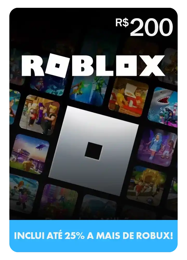 Gift Card Roblox - R$200,00