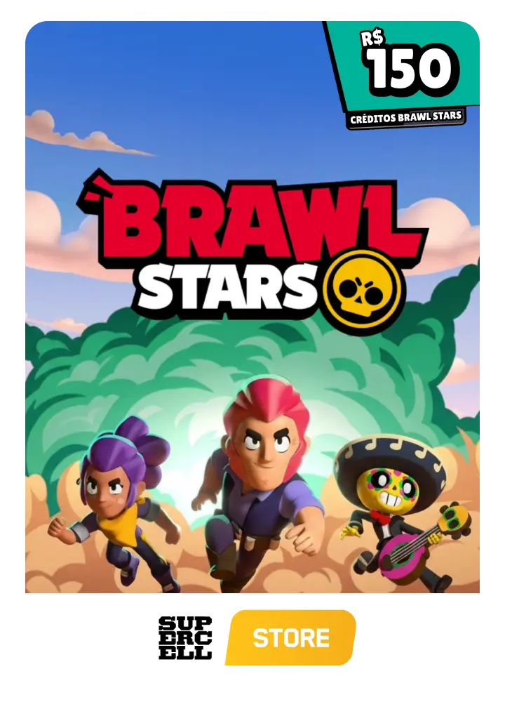 Gift Card Supercell Brawl Stars R$150
