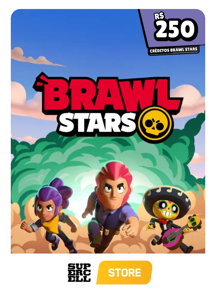 Gift Card Supercell Brawl Stars R$250