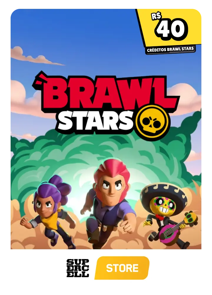 Gift Card Supercell Brawl Stars R$40