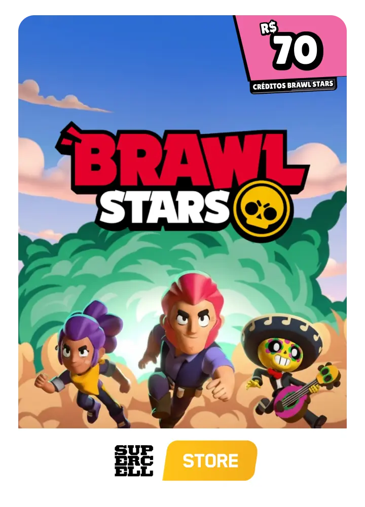 Gift Card Supercell Brawl Stars R$70
